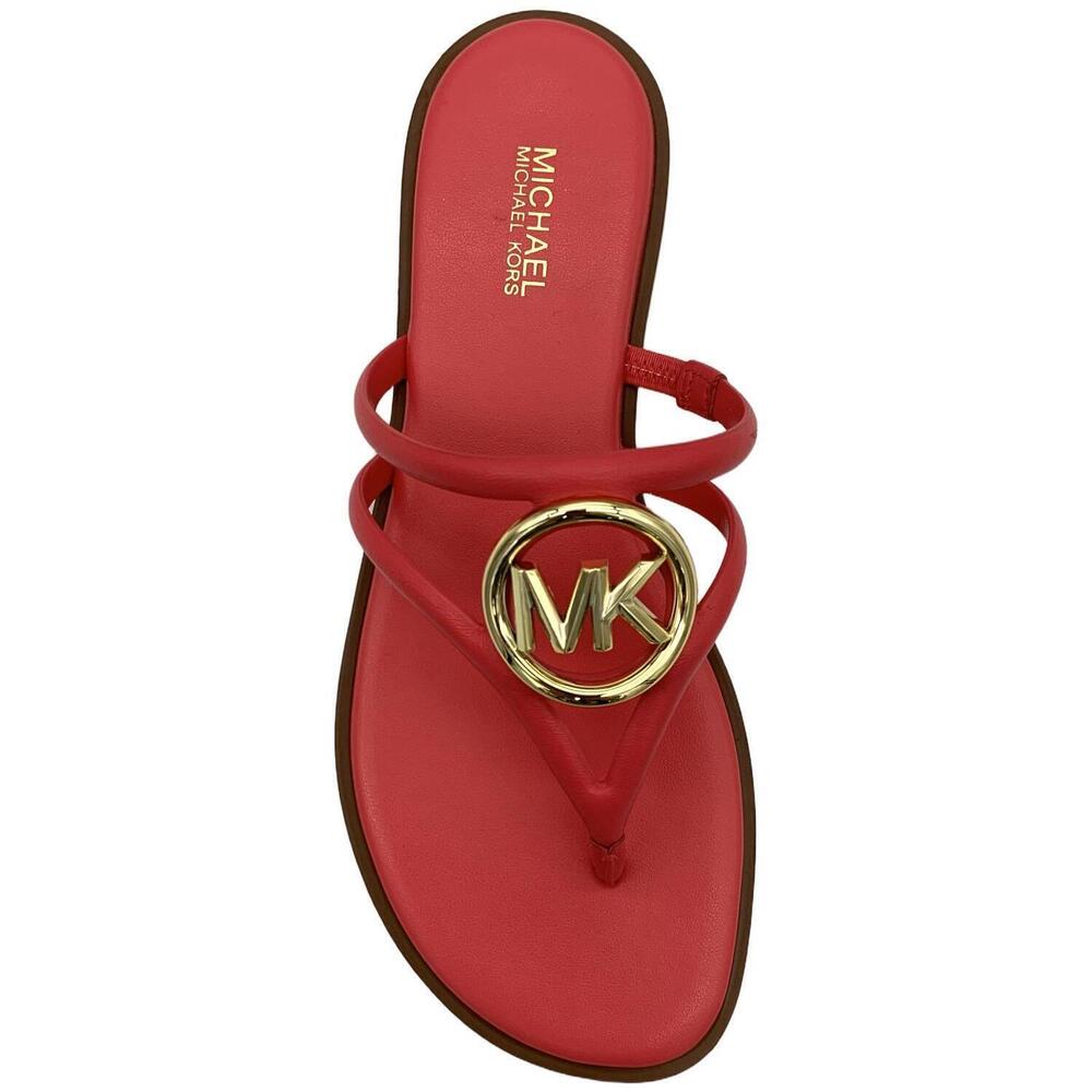 Michael Kors Women's Hampton Flat Sandal Geranium - Medium - Picture 2 of 3